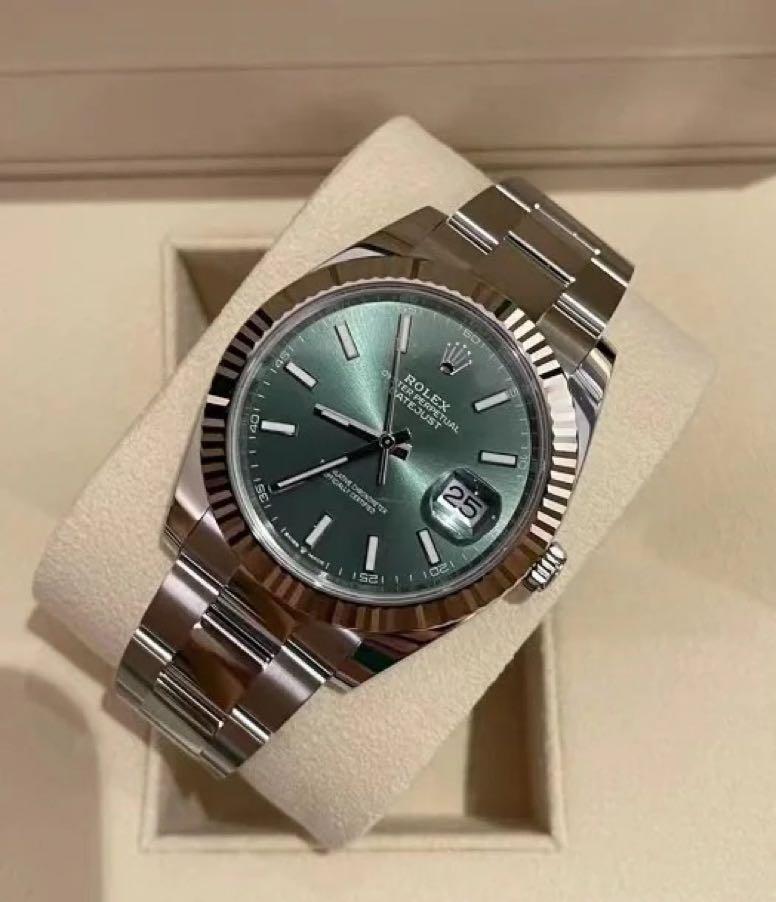 datejust mint green