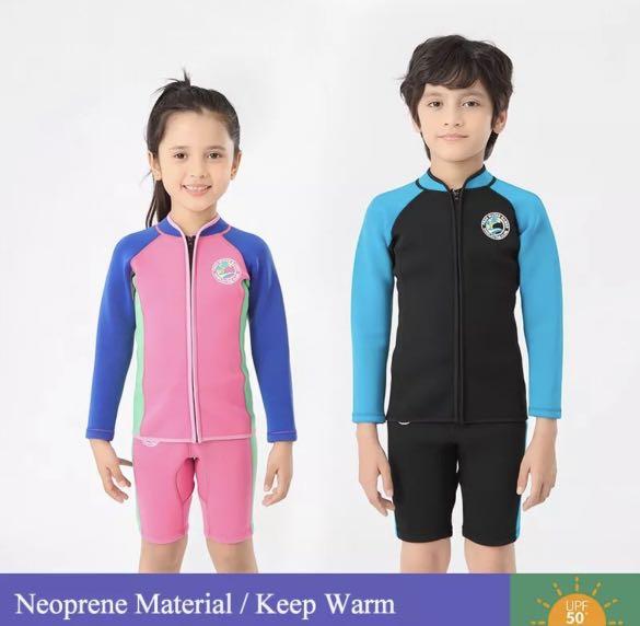 Childrens thermal clearance swim tops
