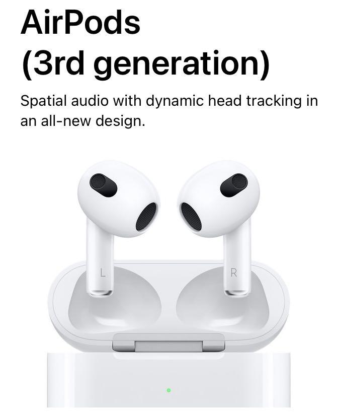 BNIB Apple Store AirPods 3rd gen (Free Engraving!), Audio