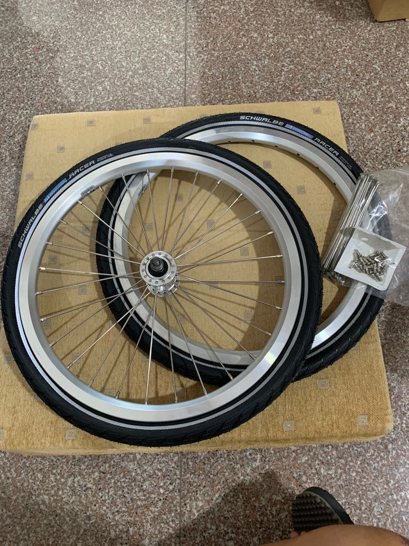 Brompton Wheelset w/o Internal Hub, Sports Equipment, Bicycles & Parts, Parts & Accessories on