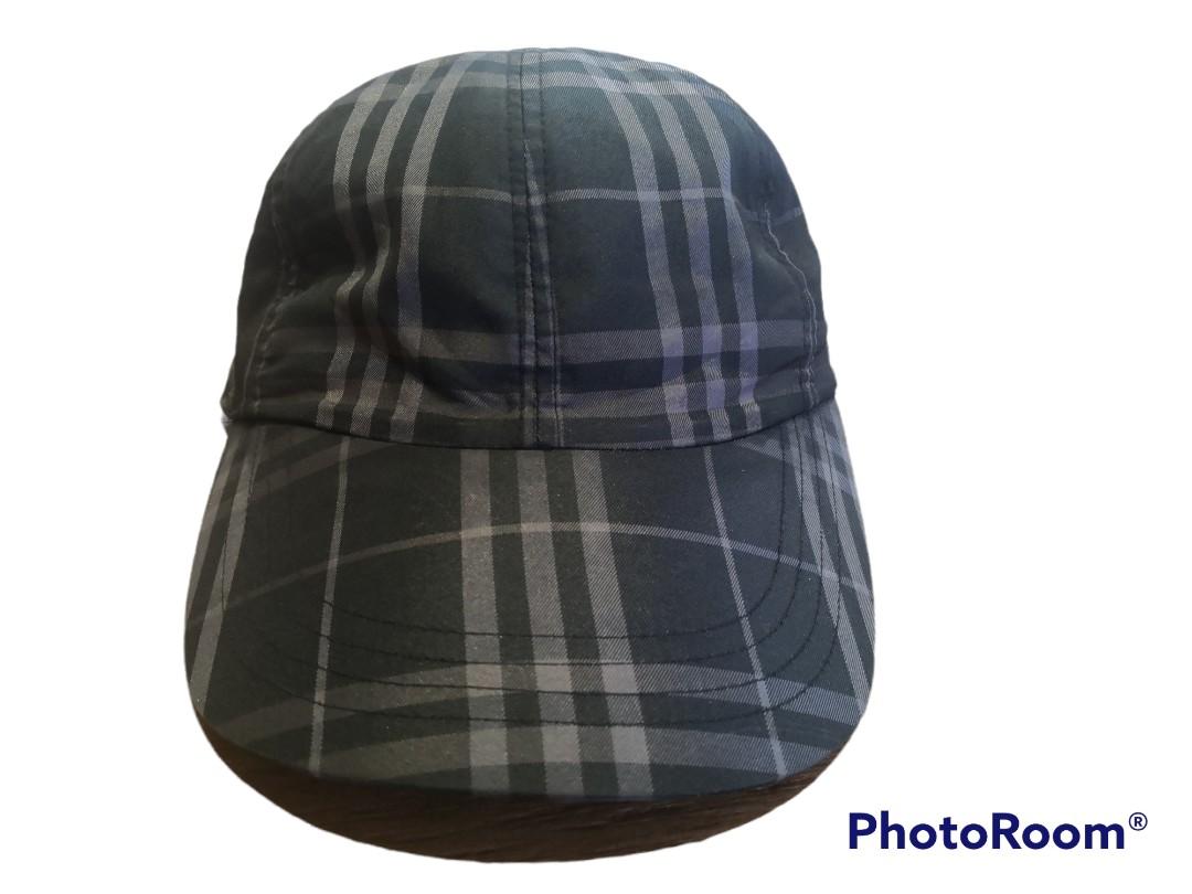 burberry golf cap hat black check Men s Fashion Watches