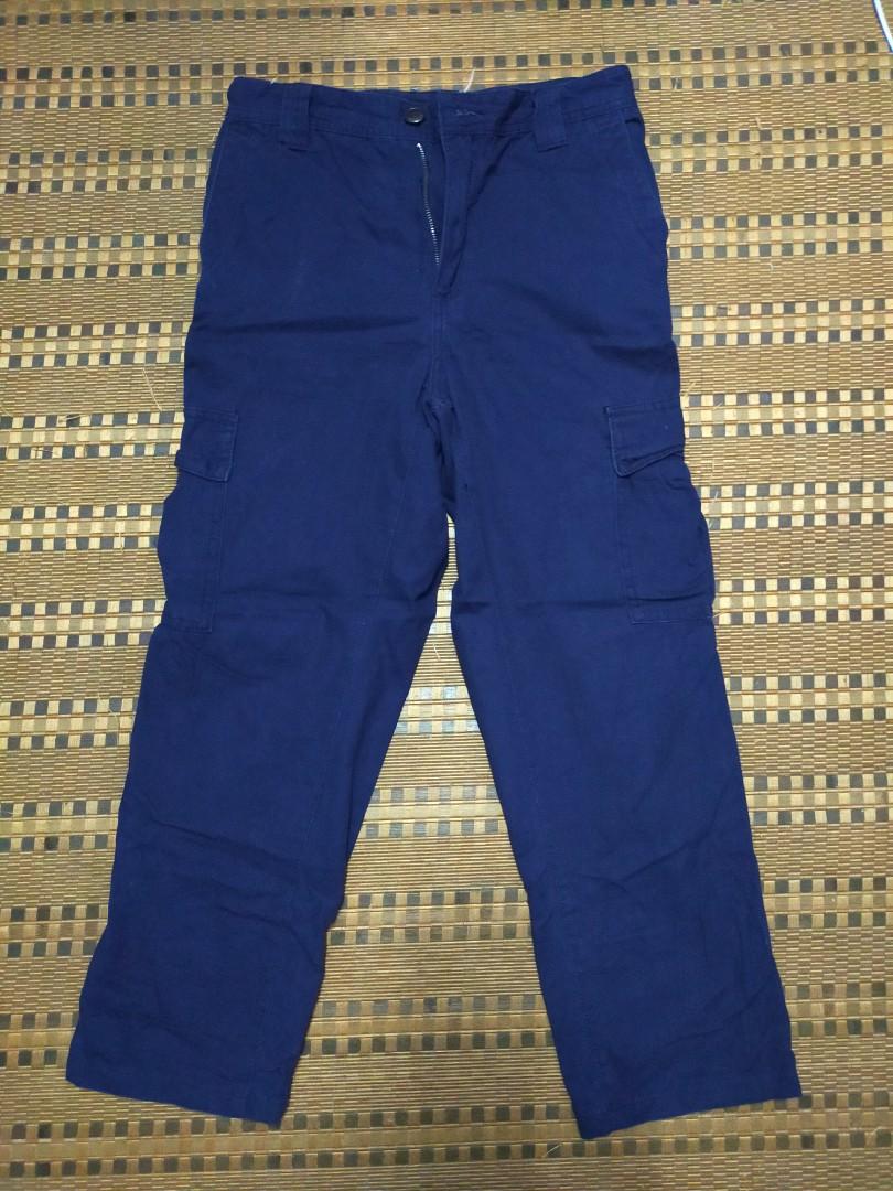 Cargo pants navy blue, Men's Fashion, Bottoms, Jeans on Carousell