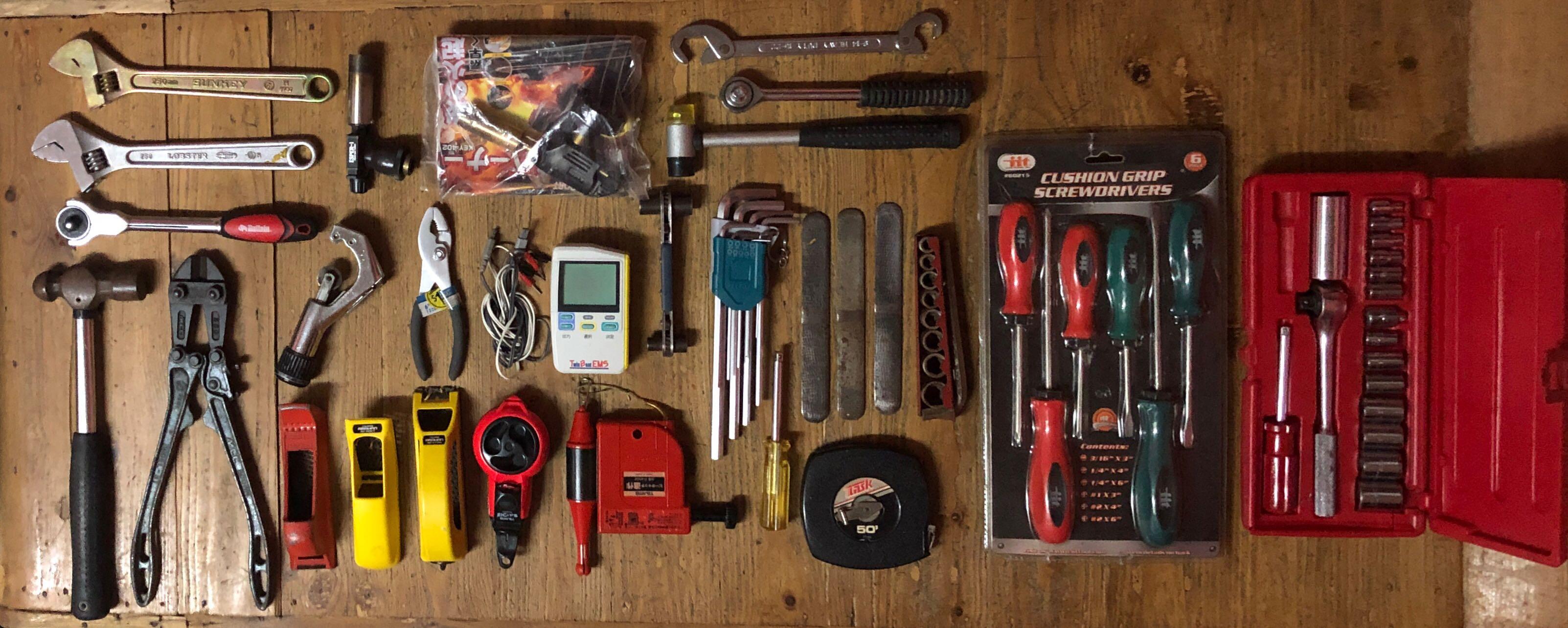 Carpentry Tools (Category: Home Improvement Tools & Accessories) located in Manila. Submitted by khriztyne (Listing ID 1175648592, Image 1). Description: Prices start at ₱300 Please message for the price of every tools.
