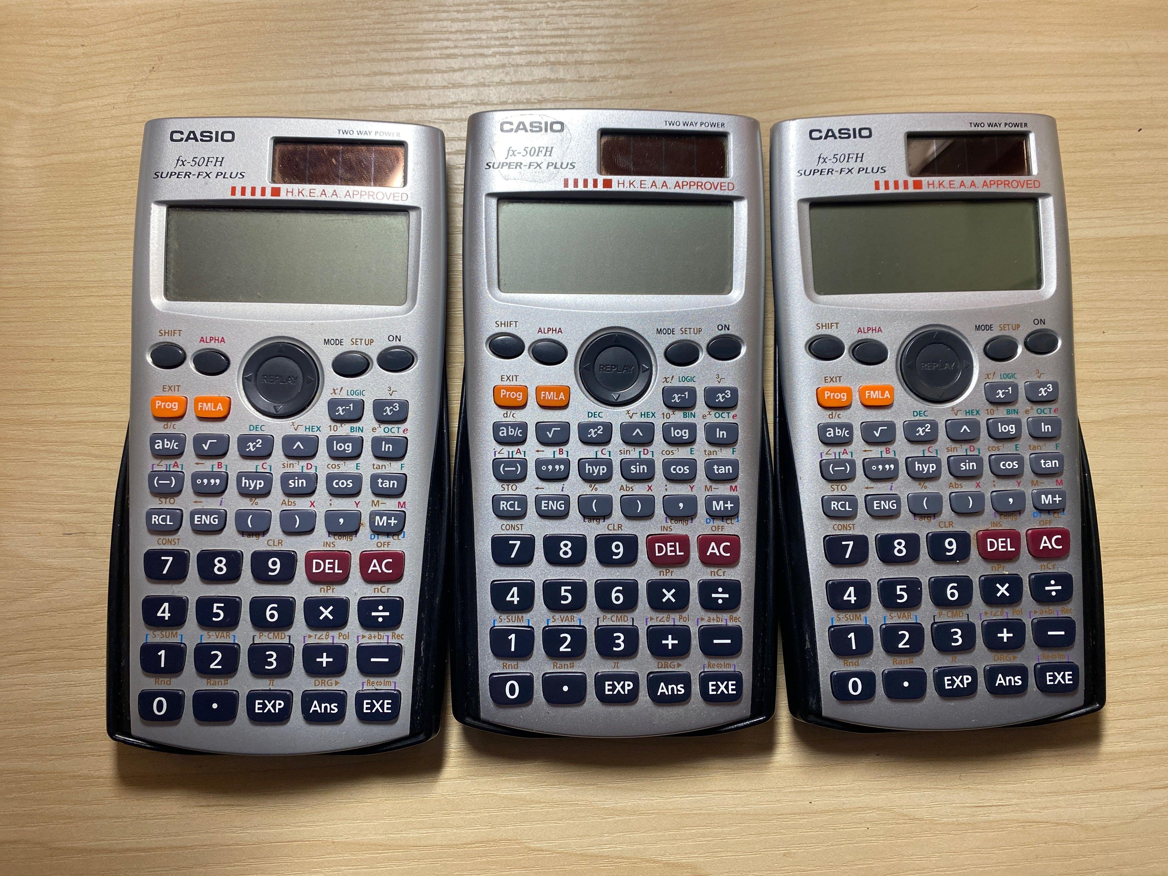 CASIO DSE專用計數機 fx-50FH, 興趣及遊戲, 手作＆自家設計, 文具 - Carousell