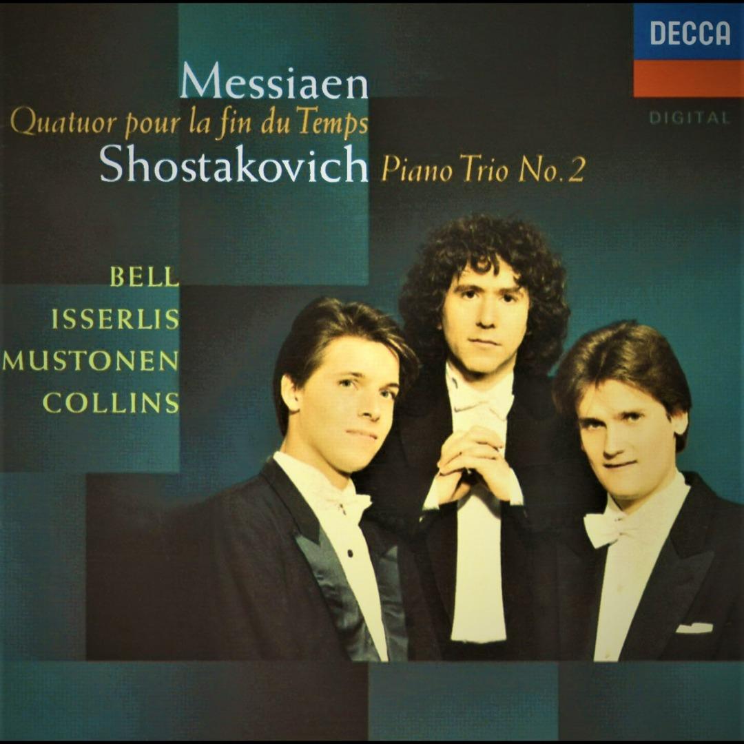 CD "QUARTET FOR THE END OF TIME" by MESSIAEN / & SHOSTAKOVICH's "PIANO