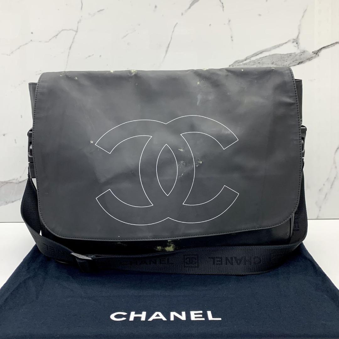 CHANEL A46093 SPORT BLACK MESSENGER NO. 12 SLING BAG 227018091