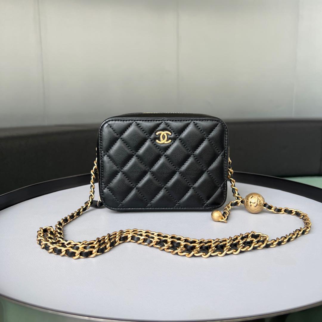 Chanel Mini Camera Bag Pearl Crush, Luxury, Bags & Wallets on Carousell