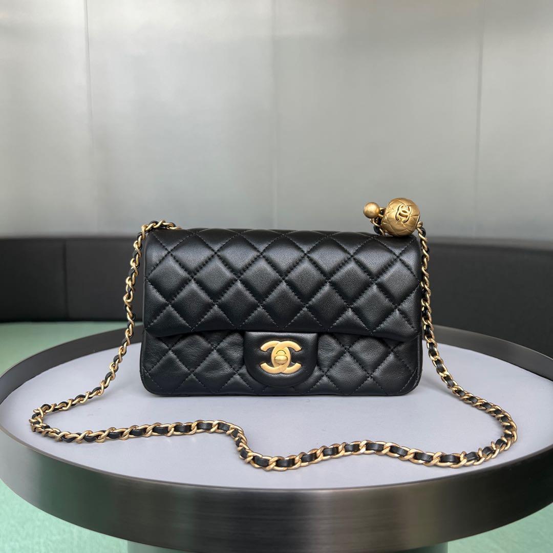 Chanel Mini Rectangular Pearl Crush, Luxury, Bags & Wallets on