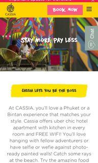 Cheap cassia bintan stay