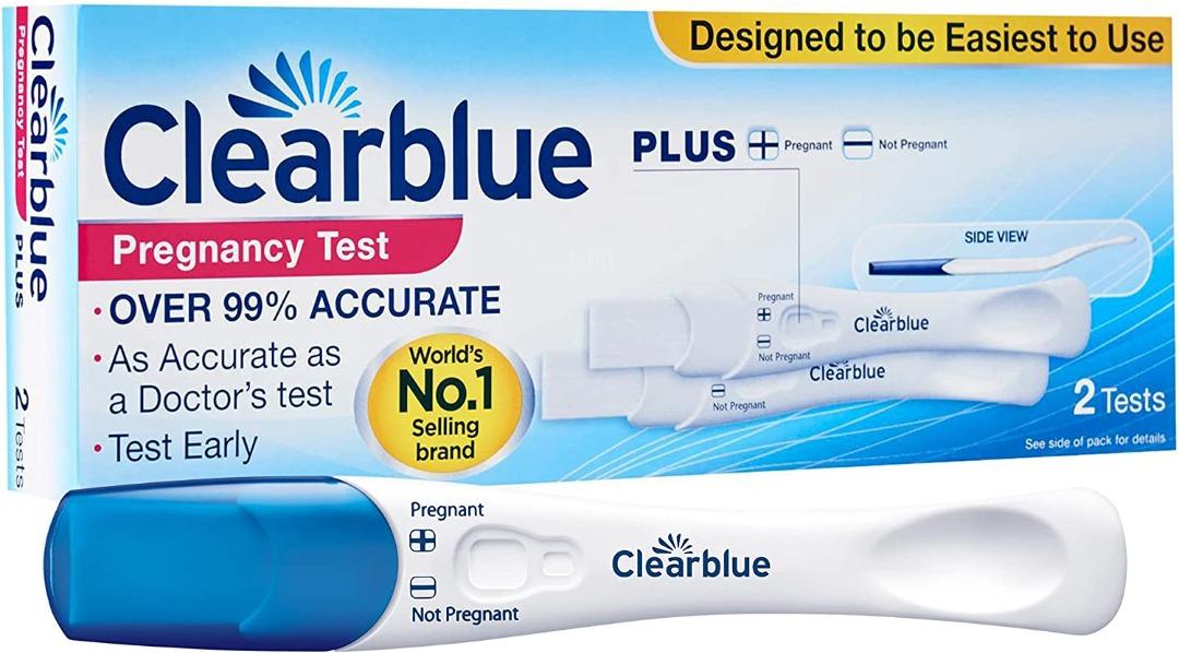 CLEARBLUE Easy Pregnancy Test 1s / CLEARBLUE Plus Pregnancy Test 2s ...