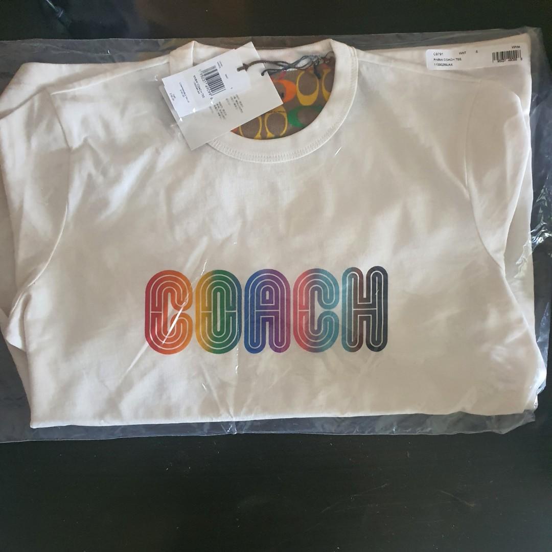Coach Rainbow T shirt, Women's Fashion, Tops, Other Tops on Carousell