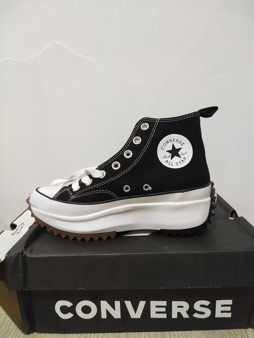 Converse Run Star Hike Black-Unisex Shoes/New/Platform Shoes/Chunky Shoes,  Women's Fashion, Footwear, Sneakers on Carousell