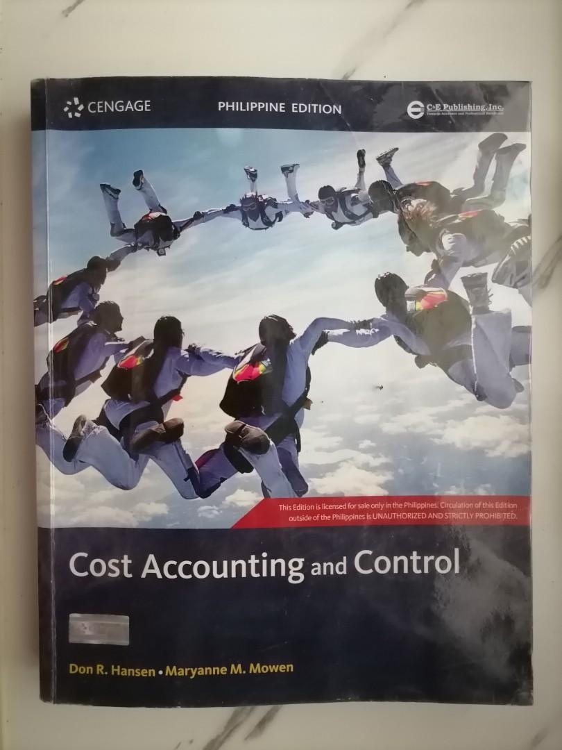 Cost Accounting and Control Cengage (Philippine Edition) Accounting