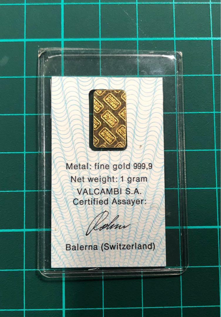 Credit Suisse Zurich 1g Gold Bar, Hobbies & Toys, Collectibles &  Memorabilia, Currency on Carousell