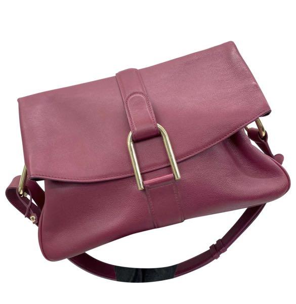 The @delvaux Givry Besace #bag in Polo #leather Berry #red