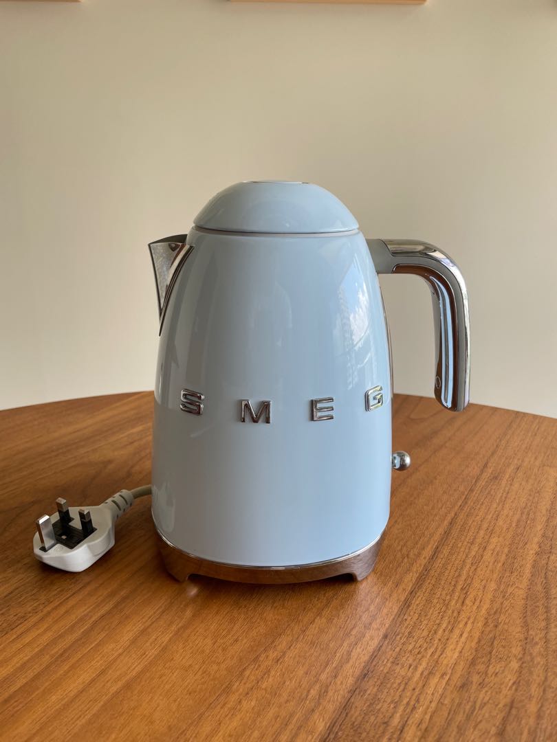 Designer SMEG Kettle 1.7L Pastel Blue, TV & Home Appliances, Kitchen