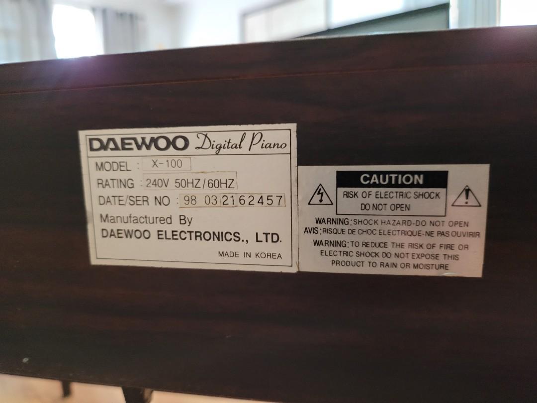 Digital Piano Daewoo Veloce, Hobbies & Toys, Music & Media, Musical