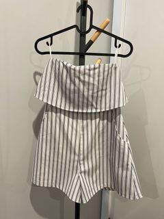 Dotti stripes playsuit