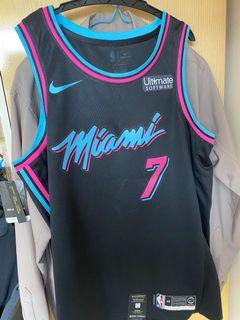 Nike Jersey Men's 50 XL Pink Blue Miami Heat Vice Versa City Bam Ado  #13 NBA