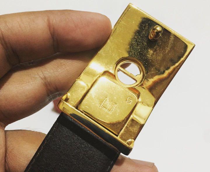 Dunhill Belt (Category: Luxury Accessories) located in San Juan City. Submitted by pepitomanaloto_777 (Listing ID 1175492997, Image 3). Description: Dunhill belt Condition: 9/10 Size: 28-34” Price: 3k Shipping fee not included..