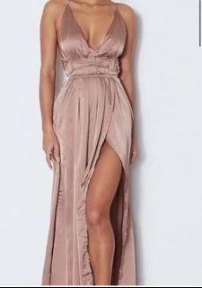 Dusty pink maxi dress (size XS-S)