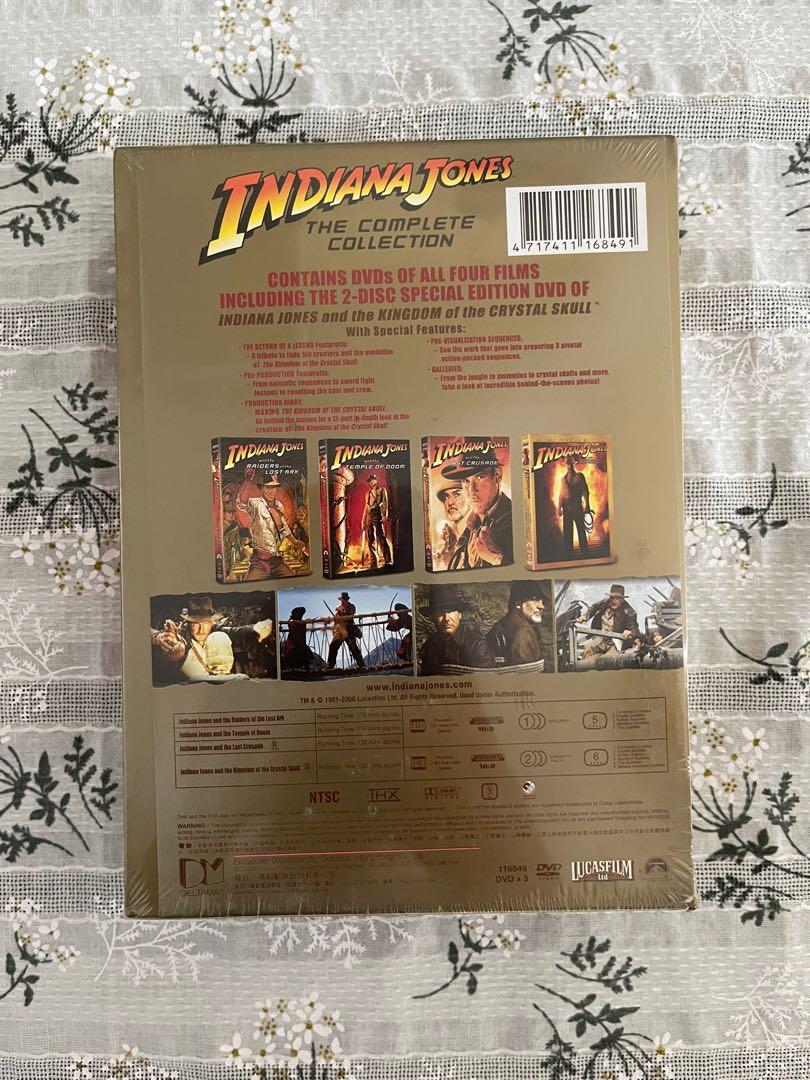 全新未開封】奪寶奇兵1981-2008年的系列電影四部曲Indiana Jones DVD