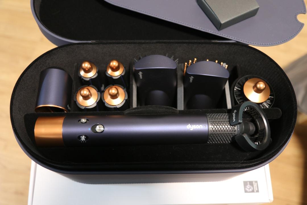 Dyson Airwrap Blue/Copper (still with warranty & receipt) , Beauty ...