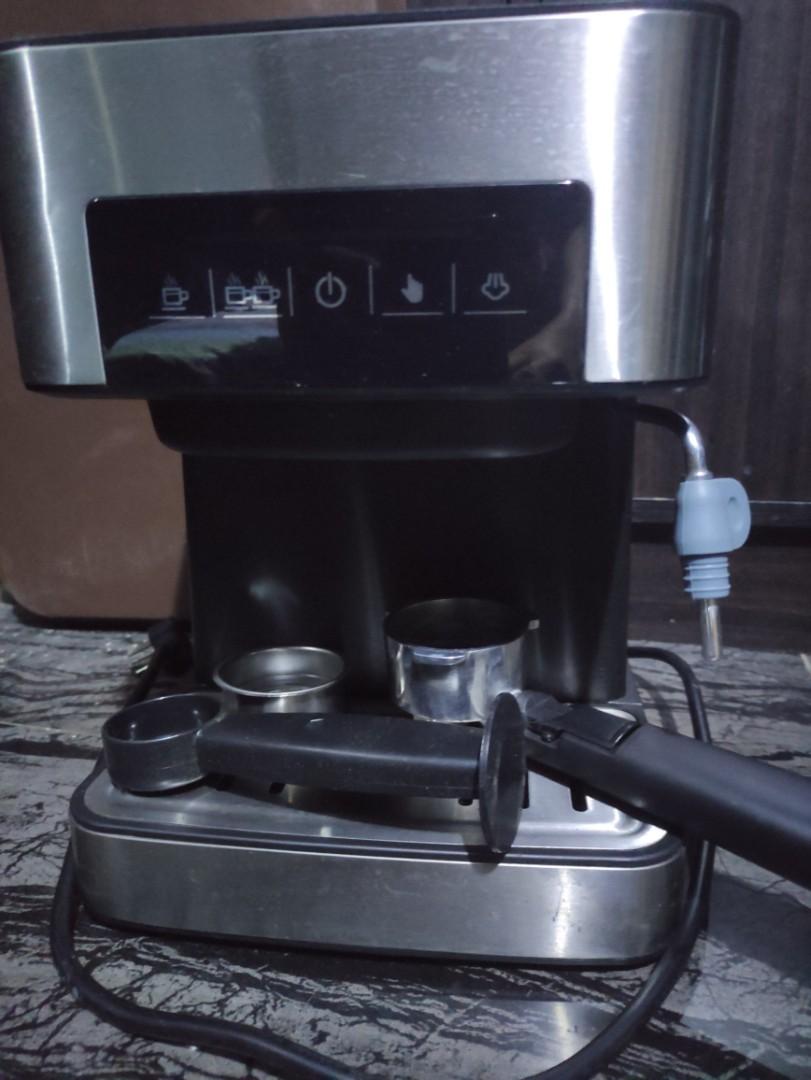 Espresso Machine Semi-Automatic (Category: Coffee Machines & Makers) located in Valenzuela. Submitted by salecollectionph (Listing ID 1175539811, Image 2). Description: Great extraction and steam pressure for a very cheap price ☑️ I'll give FREE 100g Kapeng Lako Coffee, Beans or grounds, your choice :) Perfect for beginners.
