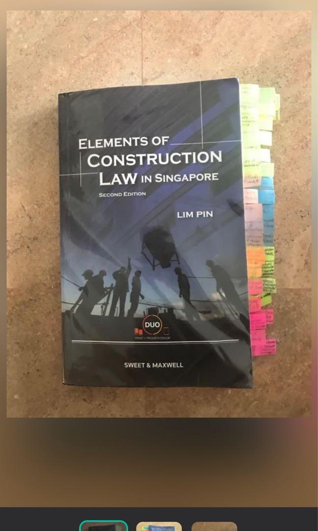 [For Rent] Elements of Construction Law, Hobbies & Toys, Books ...