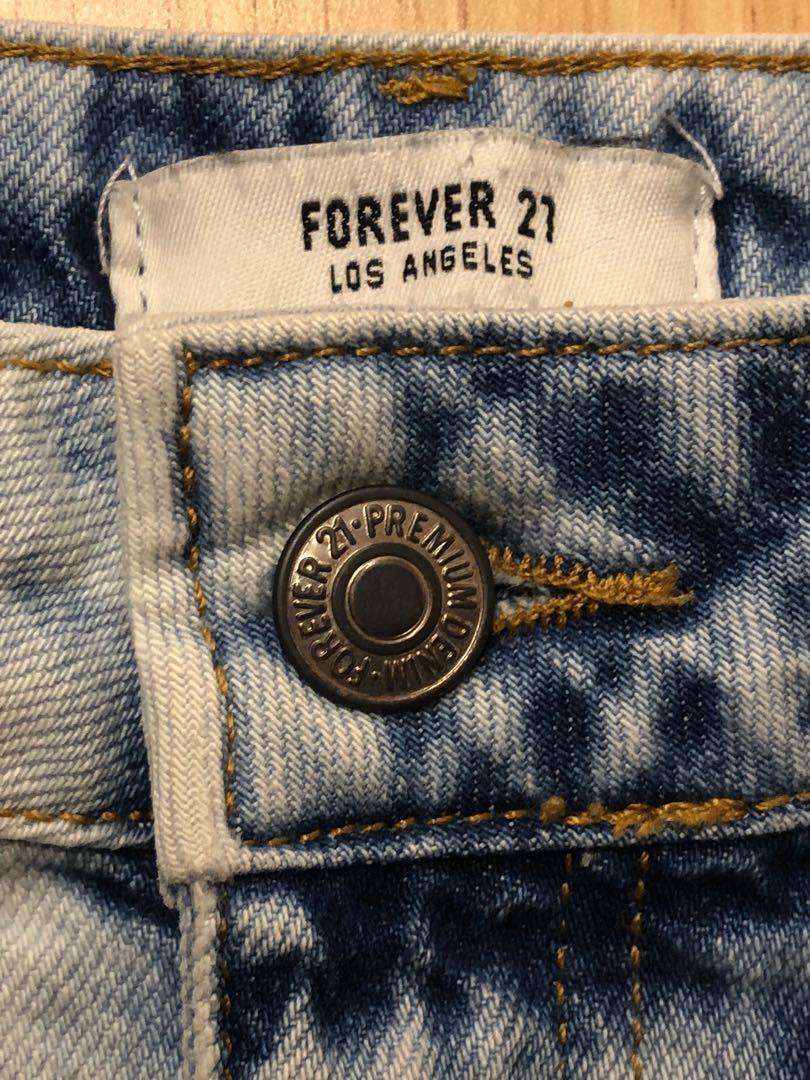 forever 21 premium denim shorts