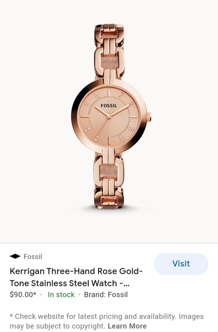 FOSSIL KERRIGAN WATCH Women s Fashion Watches Accessories