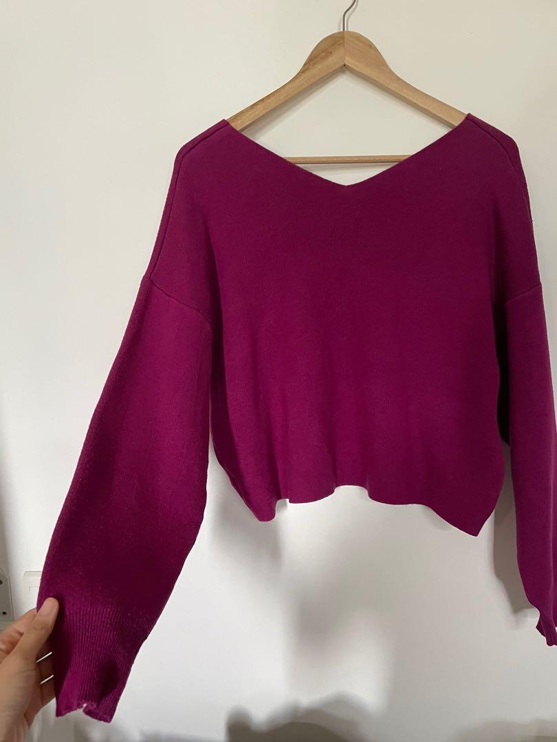 Fuchsia pink sweatshirt online