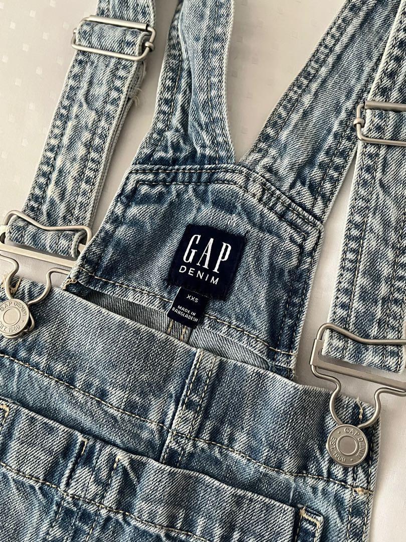 Gap denim overall clearance shorts