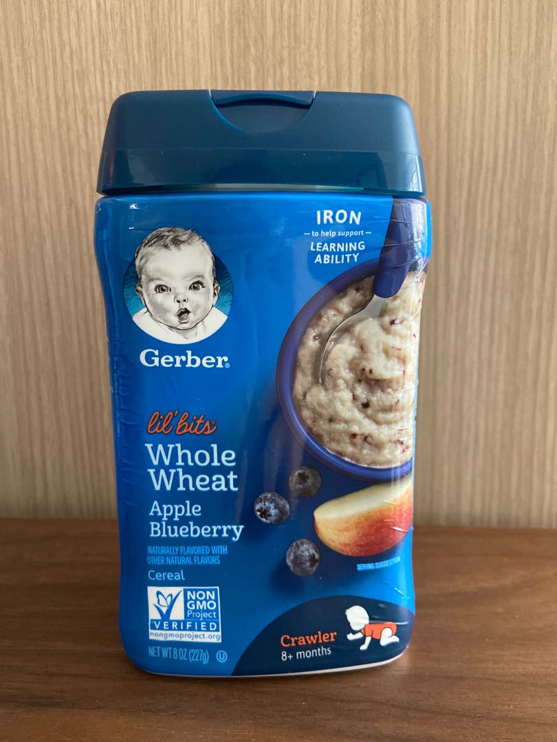 Gerber whole wheat apple blueberry top