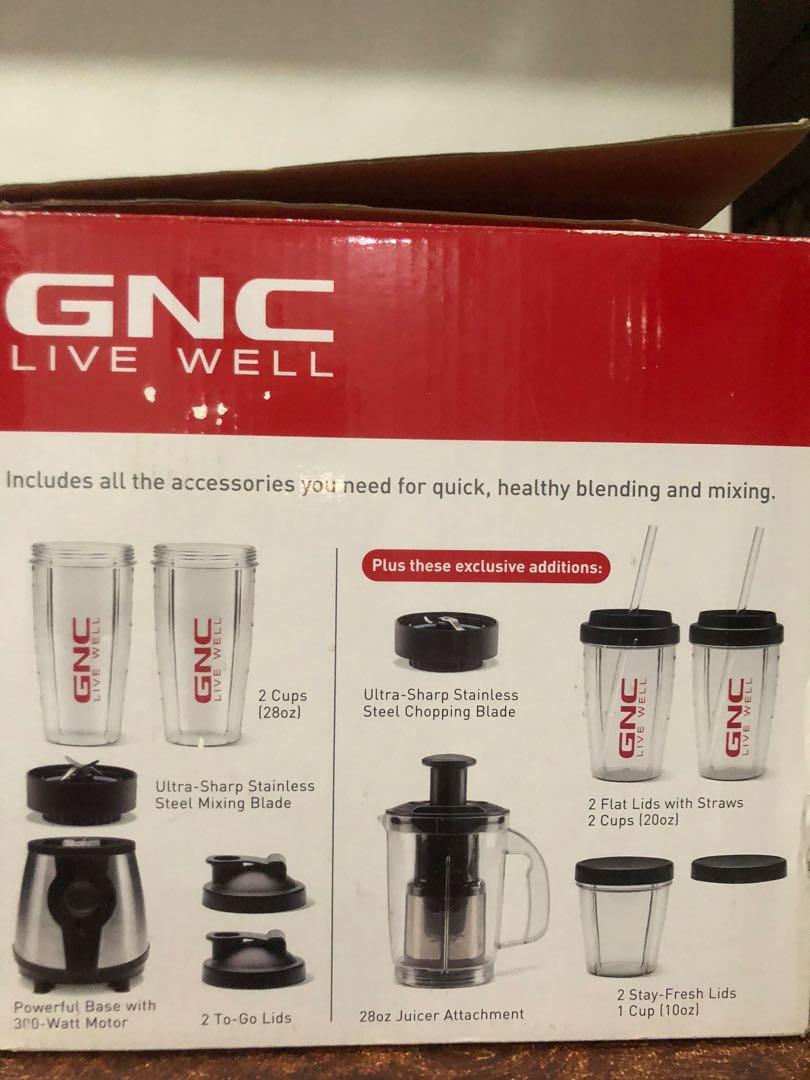 gnc deluxe juicer red