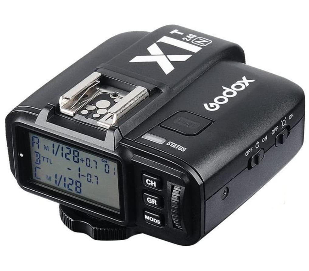 GODOX X1T-N TTL Wireless Flash Trigger Transmitter for Nikon (Category: Flashes) located in Marikina City. Submitted by skowshop (Listing ID 1175618188, Image 3). Description: Brand GODOX Maximum Range 100 Meters Number of Batteries 2 AA batteries required (not included) About this item: 5 GR group modes and 3 ratio grouping mode Fully support i-TTL, 1/8000s HSS, FEC, FEL and modeling flash 2.4G wireless transmission, operating distance can reach