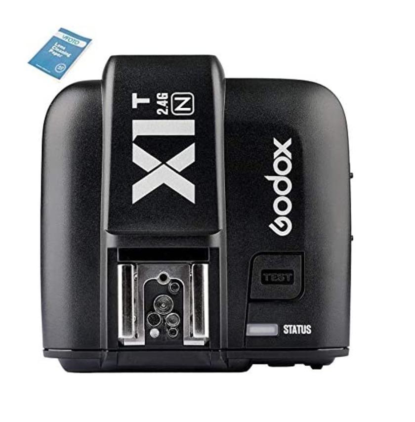 GODOX X1T-N TTL Wireless Flash Trigger Transmitter for Nikon (Category: Flashes) located in Marikina City. Submitted by skowshop (Listing ID 1175618188, Image 2). Description: Brand GODOX Maximum Range 100 Meters Number of Batteries 2 AA batteries required (not included) About this item: 5 GR group modes and 3 ratio grouping mode Fully support i-TTL, 1/8000s HSS, FEC, FEL and modeling flash 2.4G wireless transmission, operating distance can reach