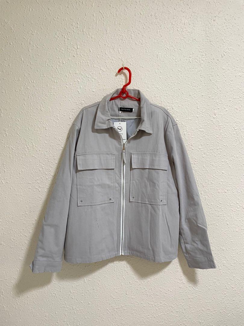 Mens grey utility jacket outlet