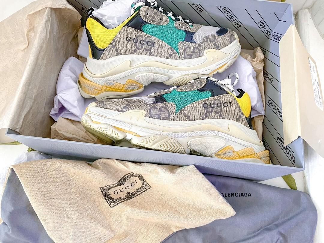 Gucci Balenciaga Men s The Hacker Project Triple S sneaker MBS Gucci