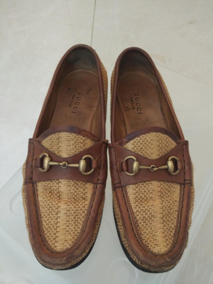 Tan gucci shoes store