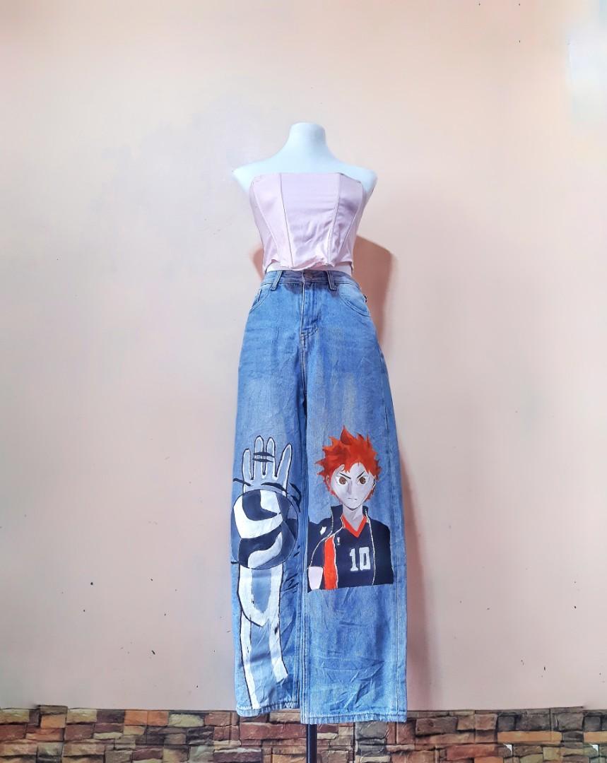Made a pair of one piece jeans : r/OnePiece