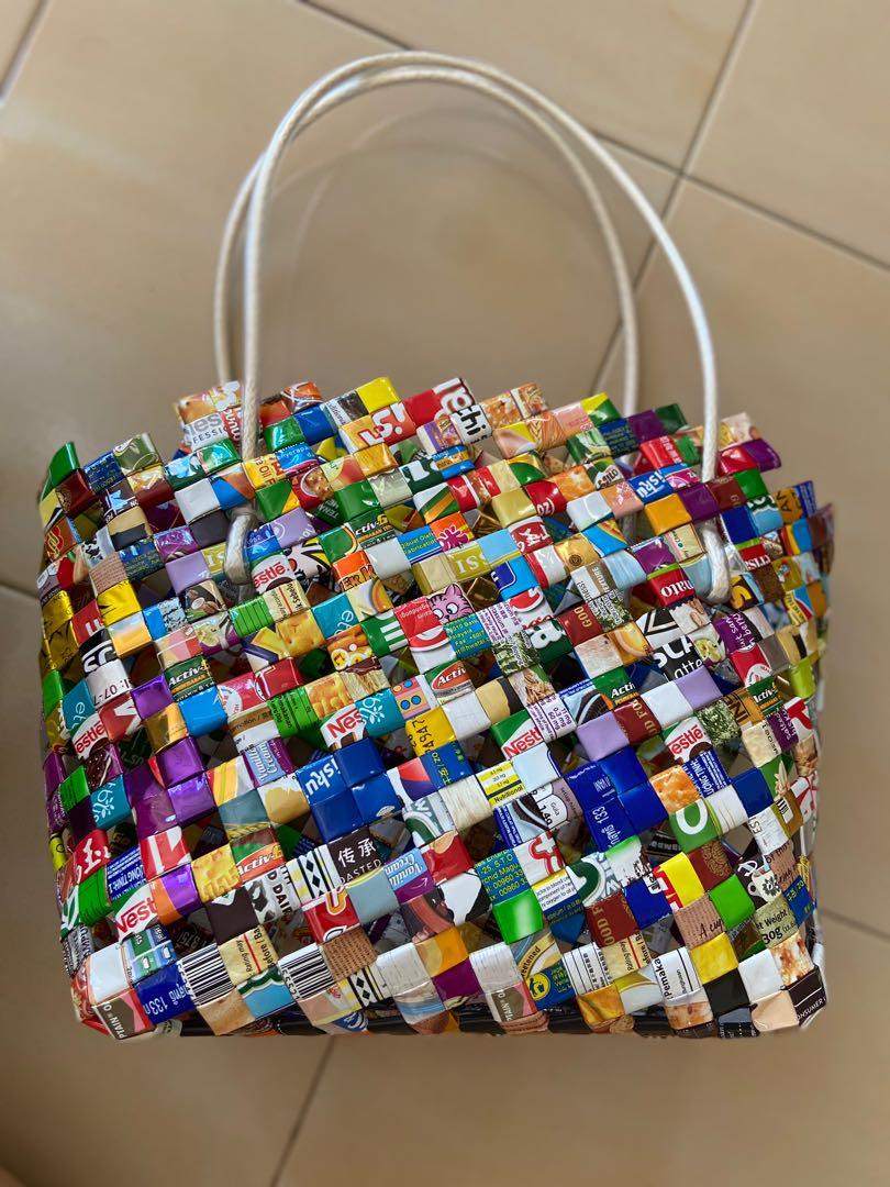 DIY Marbled Paper Bag Party Stars | Jennifer Perkins
