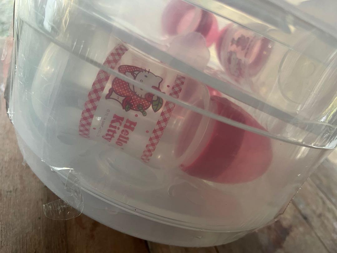 Hello Kitty Baby Bottle Microwave Sterilizer, Babies & Kids, Nursing