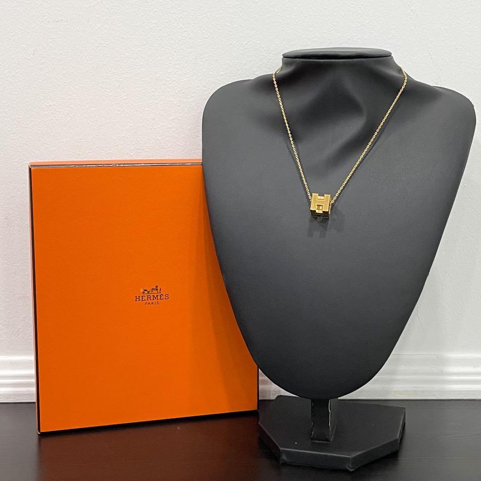 Hermes cube necklace store