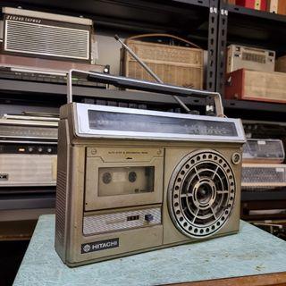 1980's Hitachi Hitachi Radio Cassette Recorder Model TRK 5651