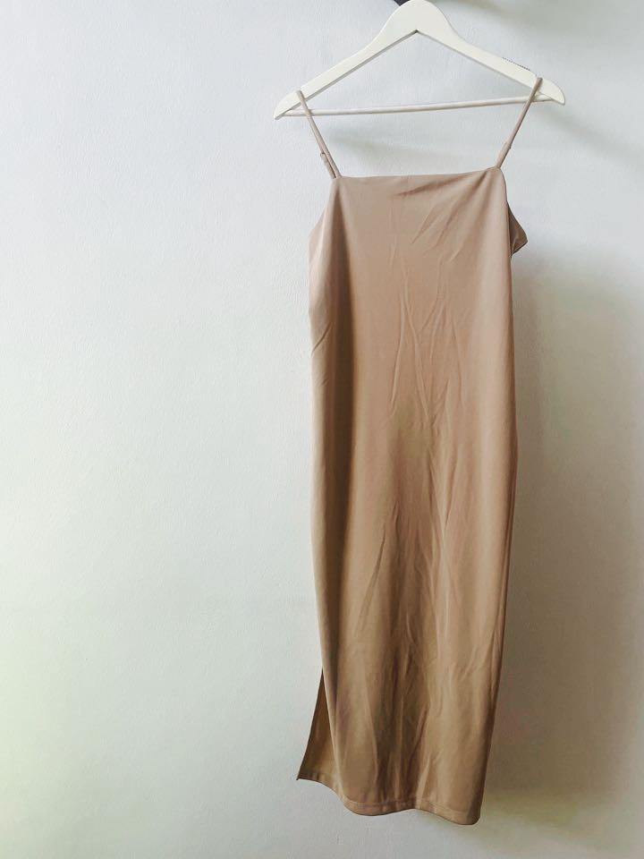 Beige cami discount dress