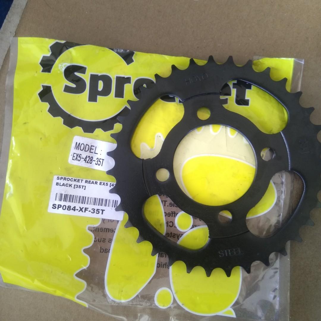 Honda Ex5 100cc Rear Sprocket 35T Sports Equipment Bicycles