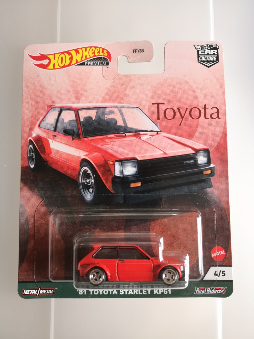 Hot Wheels Hotwheels Toyota Starlet 興趣及遊戲 玩具 遊戲類 Carousell