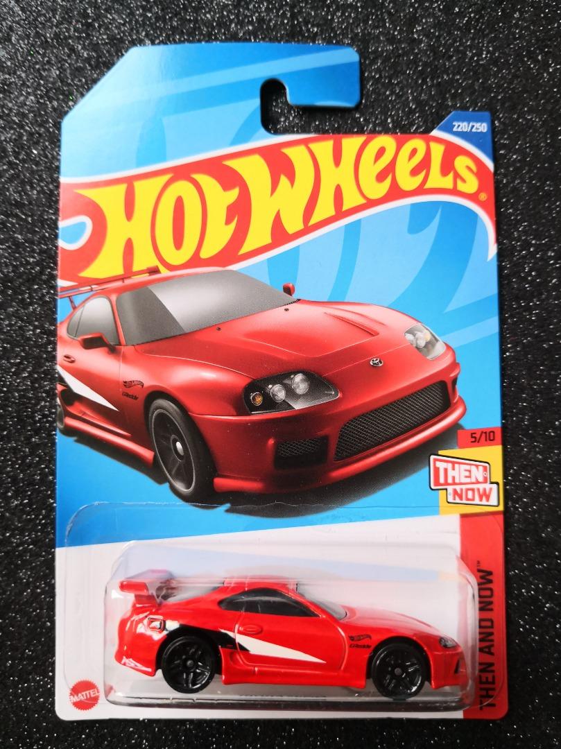 Hot Wheels Toyota Supra Red Then and Now