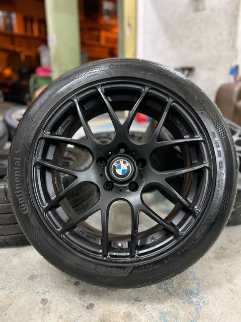 hre 18 inch sports rim bmw e90 tyre 70%, Auto Accessories on Carousell